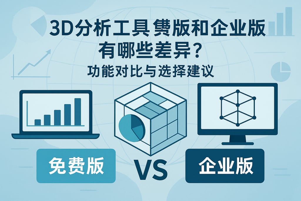 3D分析工具免费版和企业版有哪些差异？功能对比与选择建议
