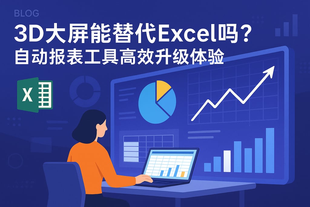 3D大屏能替代Excel吗？自动报表工具高效升级体验