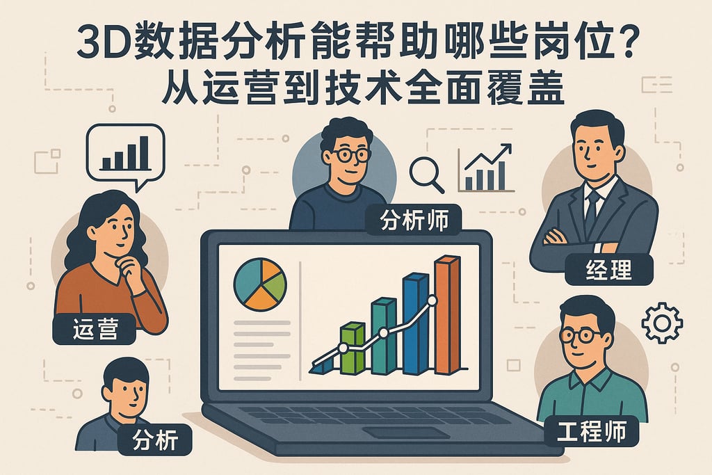 3D数据分析能帮助哪些岗位？从运营到技术全面覆盖