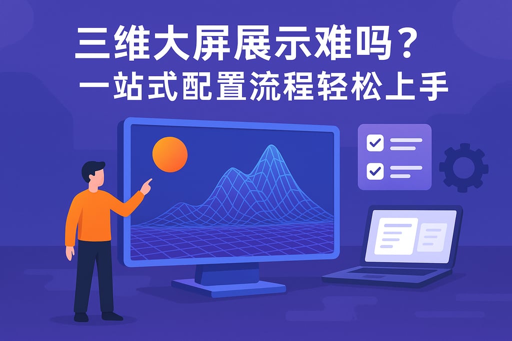 三维大屏展示难吗？一站式配置流程轻松上手
