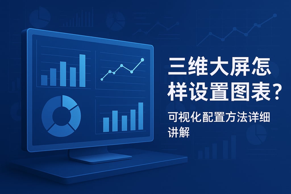 三维大屏怎样设置图表？可视化配置方法详细讲解