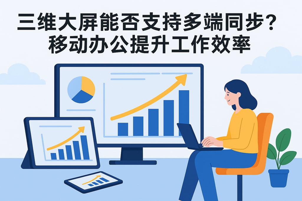 三维大屏能否支持多端同步？移动办公提升工作效率