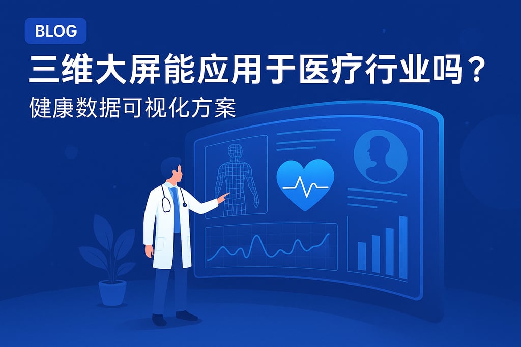 三维大屏能应用于医疗行业吗？健康数据可视化方案
