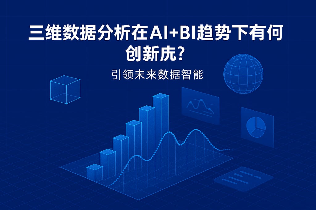 三维数据分析在AI+BI趋势下有何创新？引领未来数据智能