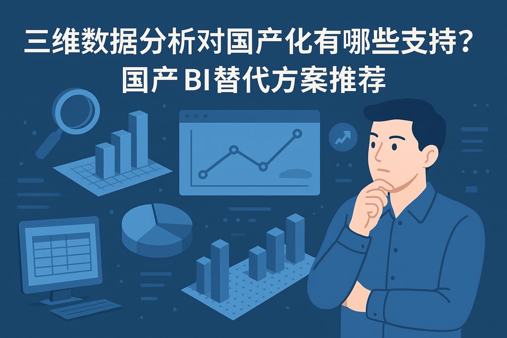 三维数据分析对国产化有哪些支持？国产BI替代方案推荐