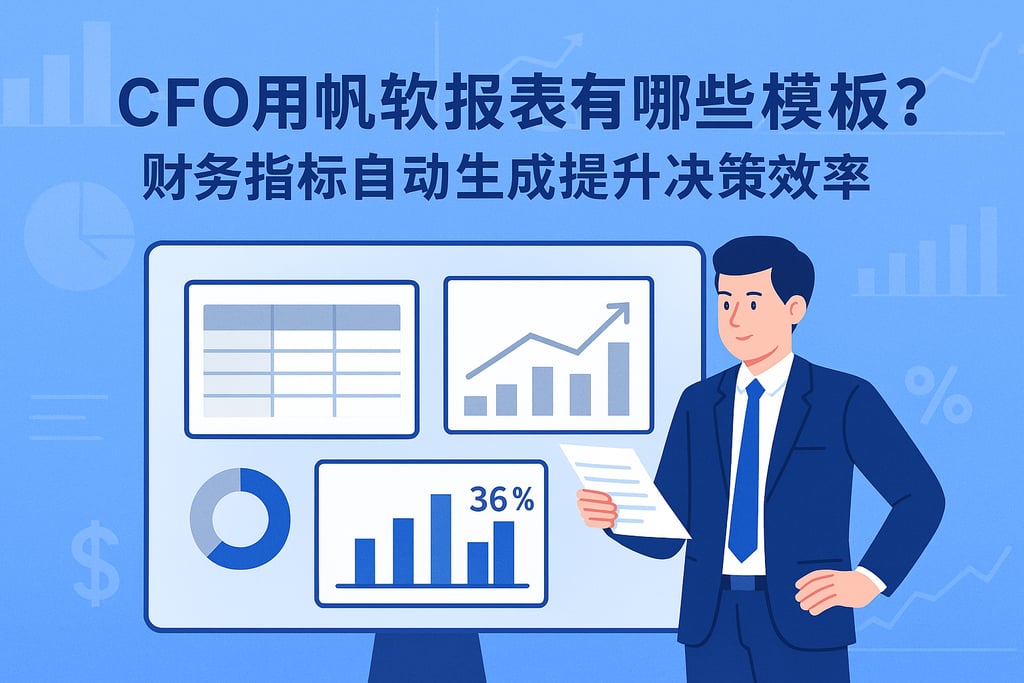 CFO用帆软报表有哪些模板？财务指标自动生成提升决策效率