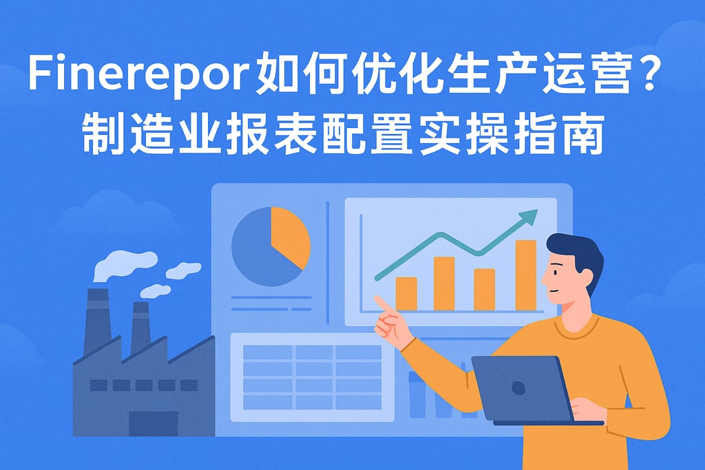 Finereport如何优化生产运营？制造业报表配置实操指南