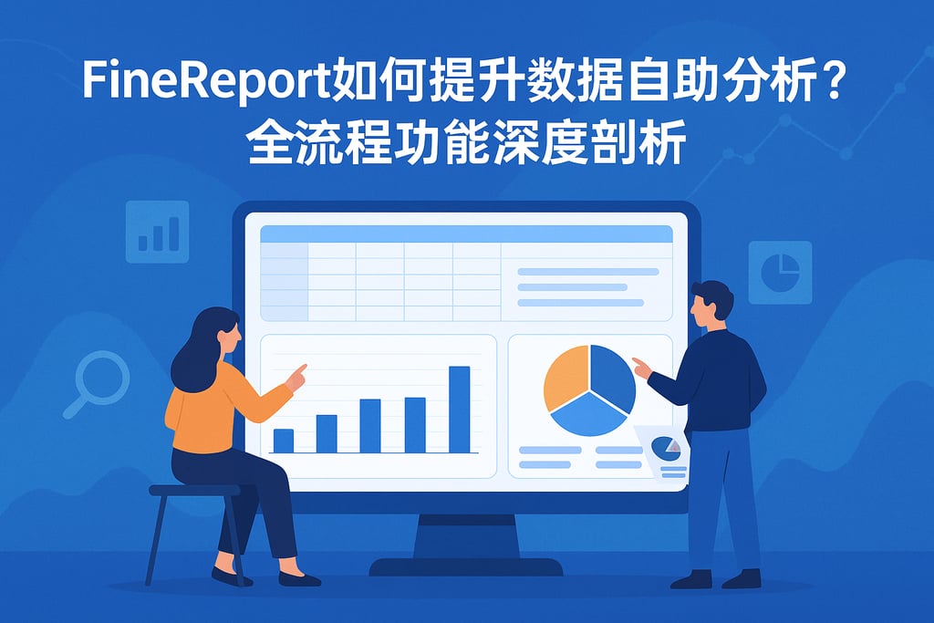 Finereport如何提升数据自助分析？全流程功能深度剖析