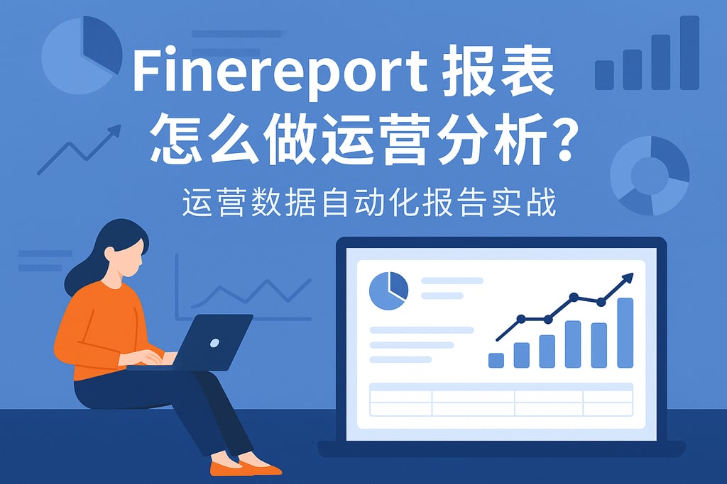 Finereport报表怎么做运营分析？运营数据自动化报告实战