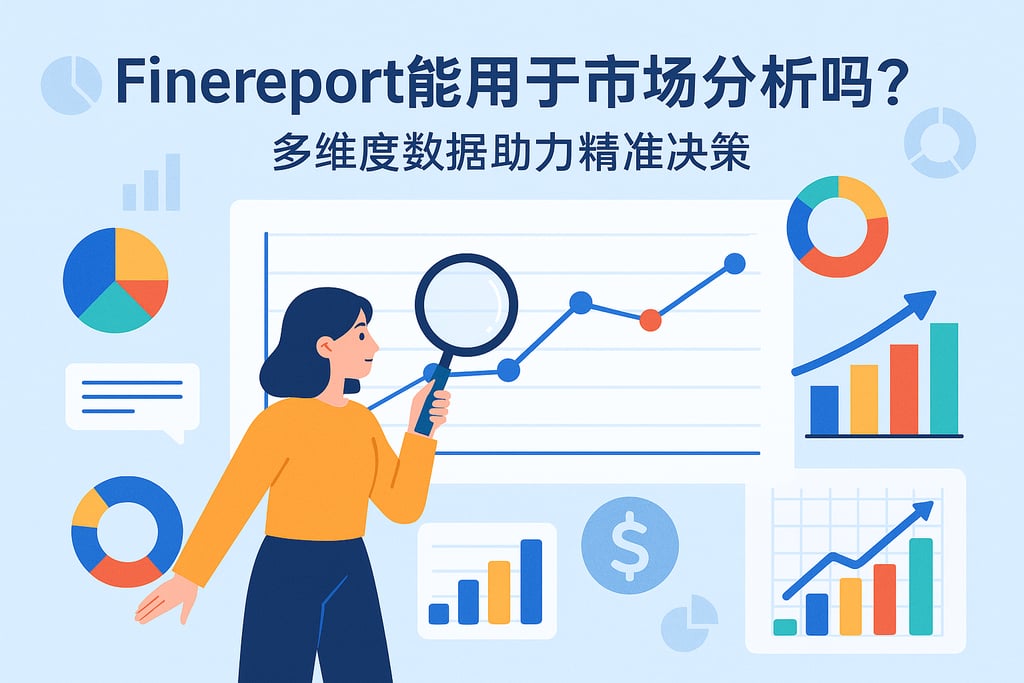 Finereport能用于市场分析吗？多维度数据助力精准决策
