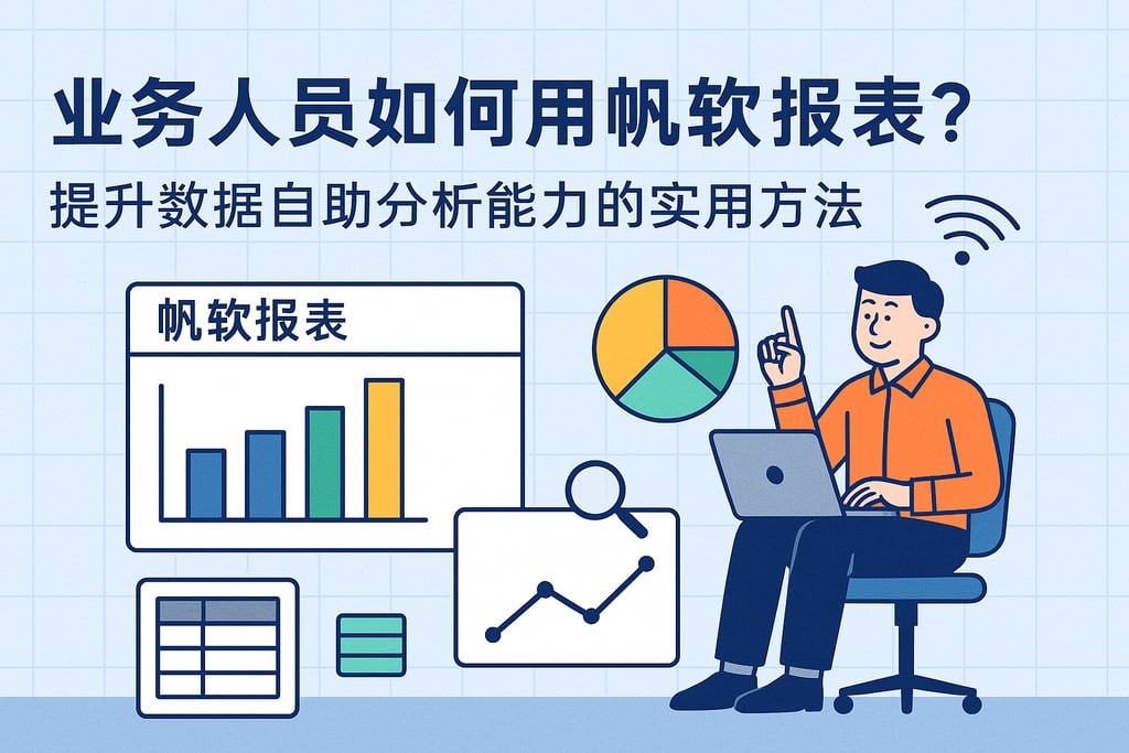 业务人员如何用帆软报表？提升数据自助分析能力的实用方法