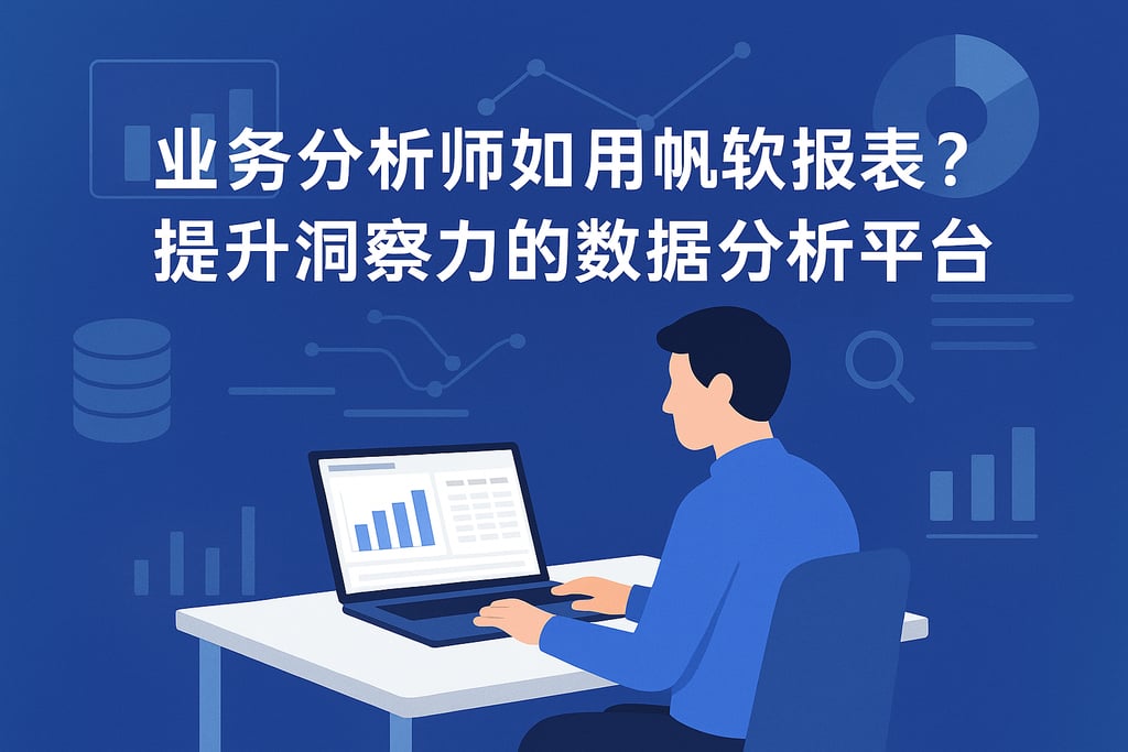 业务分析师如何用帆软报表？提升洞察力的数据分析平台