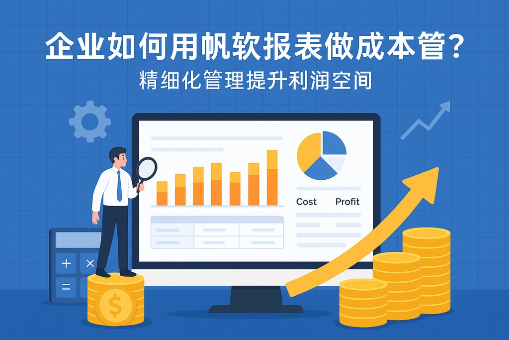 企业如何用帆软报表做成本管控？精细化管理提升利润空间