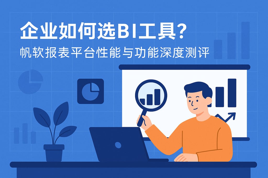 企业如何选BI工具？帆软报表平台性能与功能深度测评