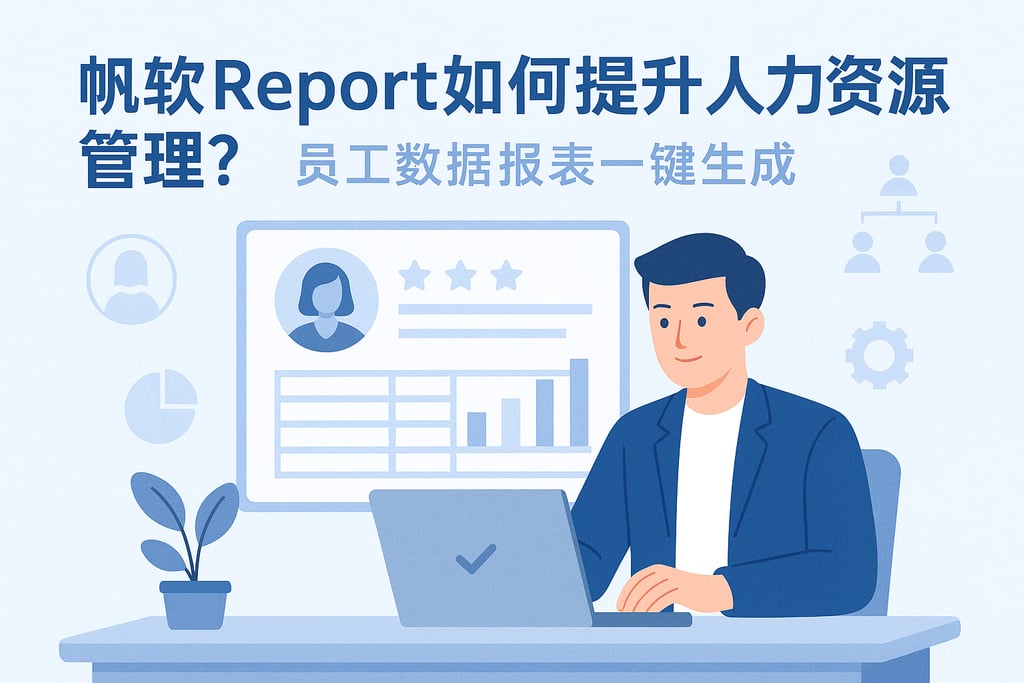 帆软report如何提升人力资源管理？员工数据报表一键生成