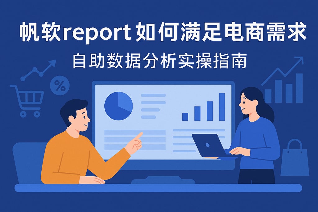 帆软report如何满足电商行业需求？自助数据分析实操指南