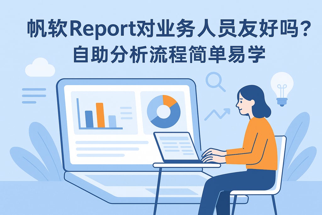 帆软report对业务人员友好吗？自助分析流程简单易学