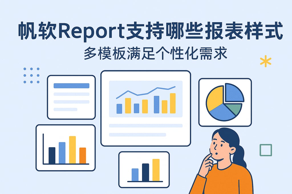帆软report支持哪些报表样式？多模板满足个性化需求