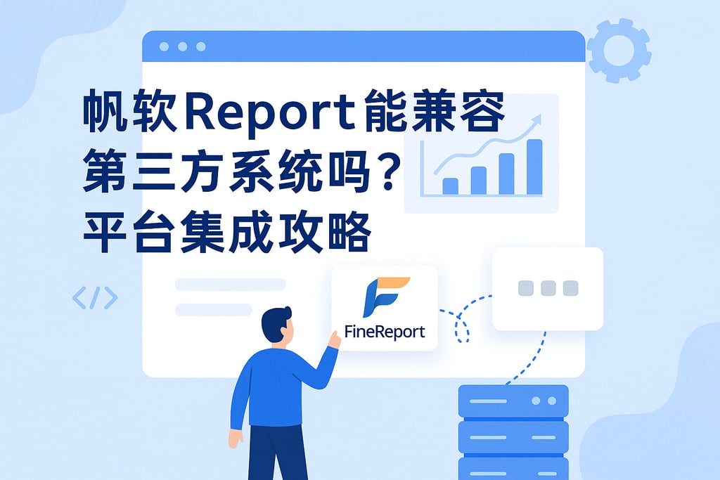 帆软report能兼容第三方系统吗？平台集成攻略