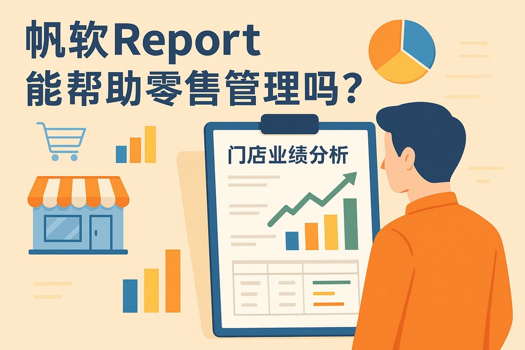 帆软report能帮助零售管理吗？门店业绩报表分析