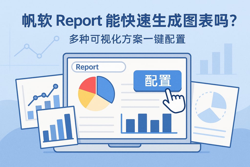 帆软report能快速生成图表吗？多种可视化方案一键配置