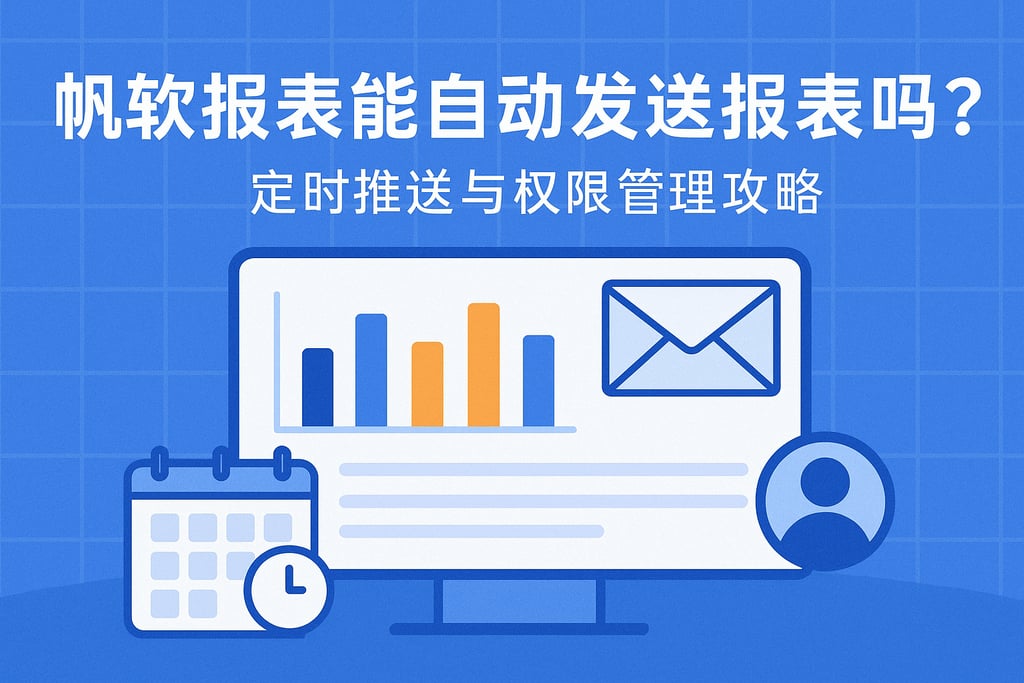 帆软report能自动发送报表吗？定时推送与权限管理攻略