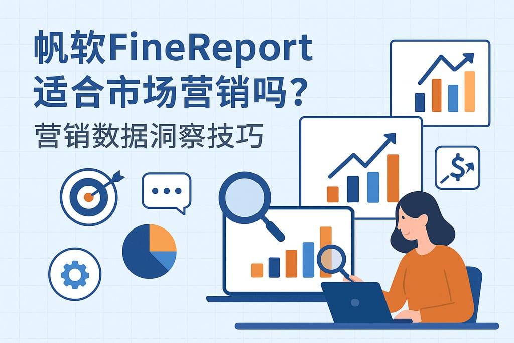 帆软report适合市场营销吗？营销数据洞察技巧