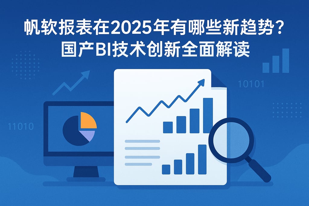帆软报表在2025年有哪些新趋势？国产BI技术创新全面解读