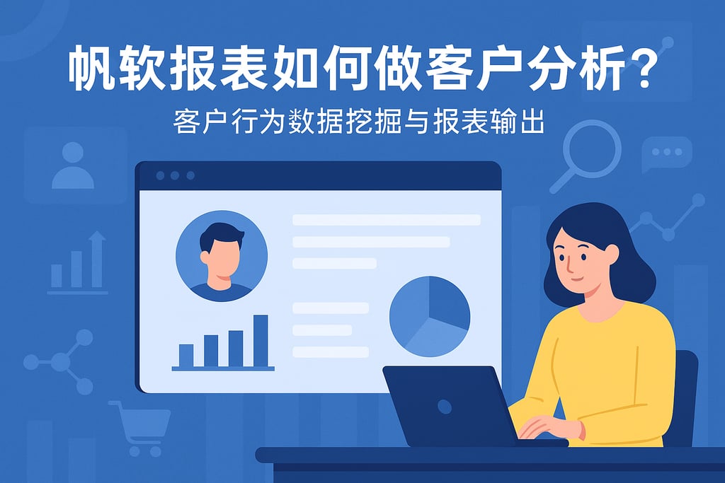 帆软报表如何做客户分析？客户行为数据挖掘与报表输出