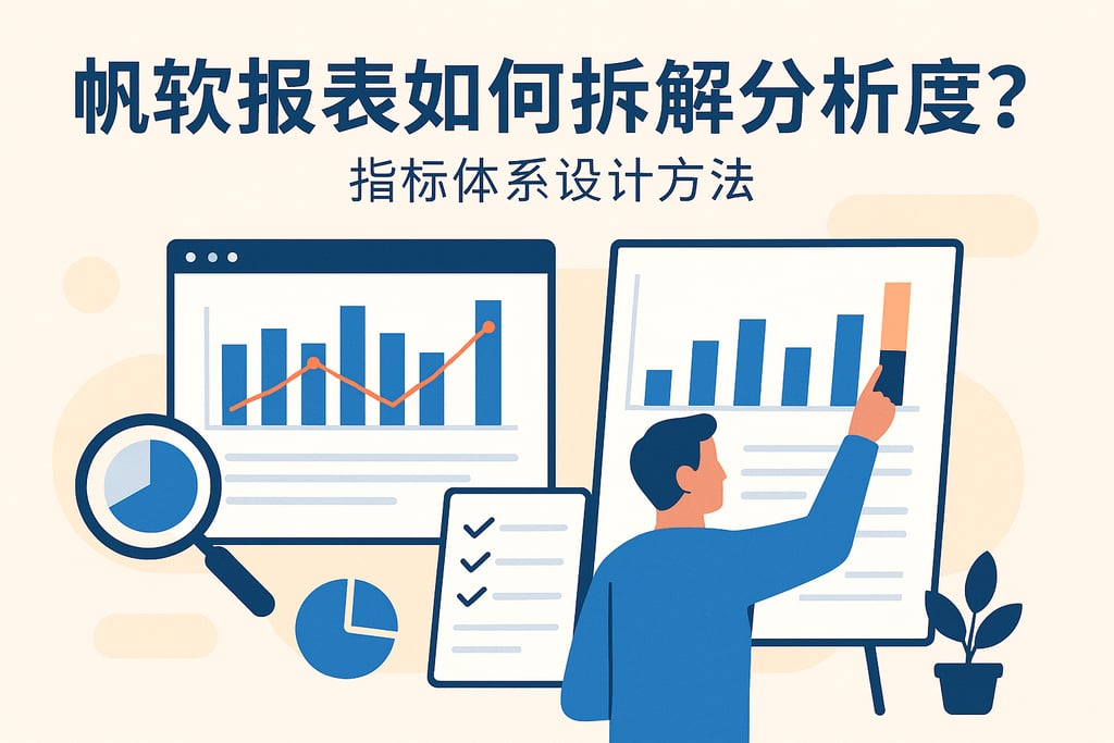 帆软报表如何拆解分析维度？指标体系设计方法