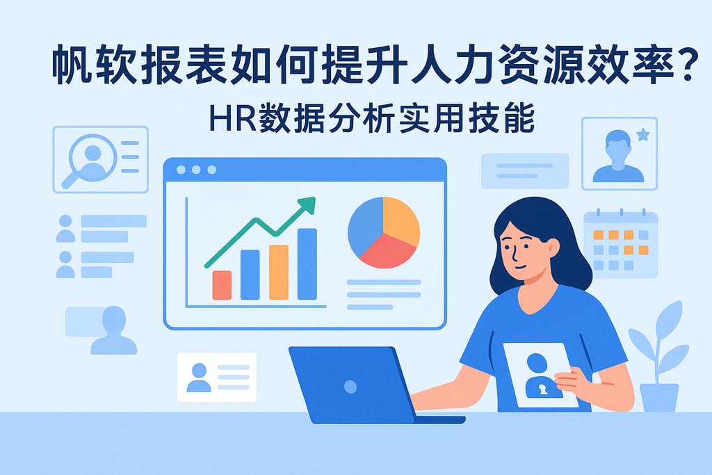 帆软报表如何提升人力资源效率？HR数据分析实用技能