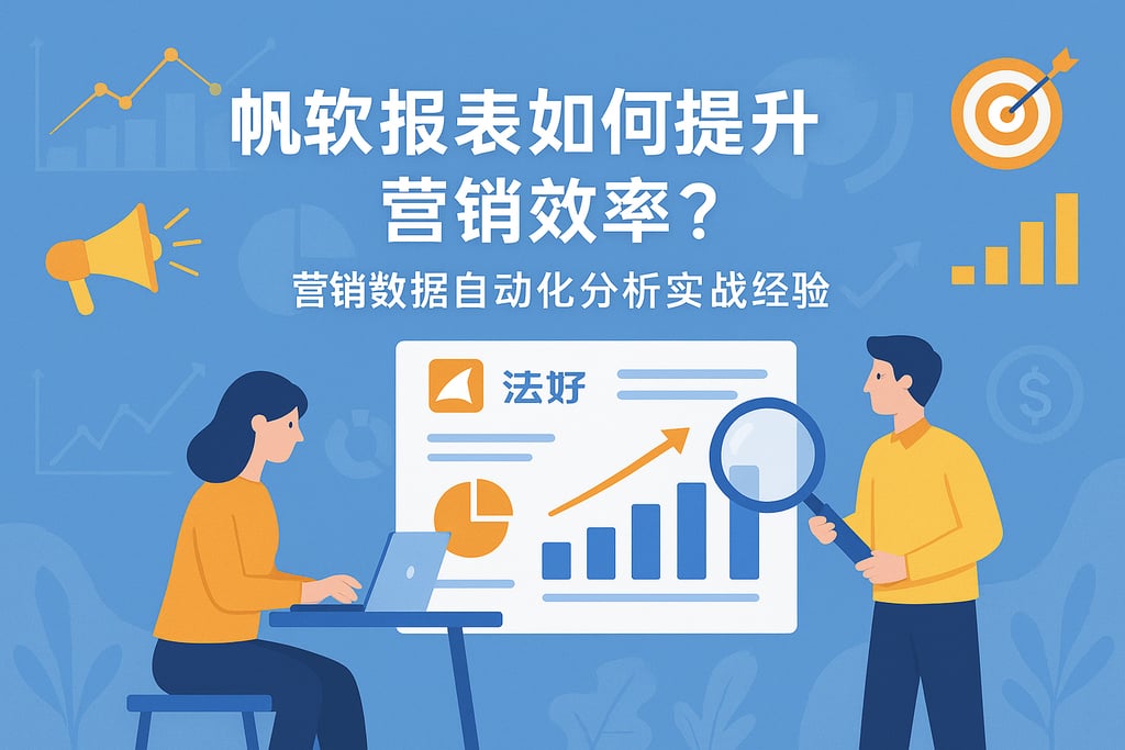 帆软报表如何提升营销效率？营销数据自动化分析实战经验
