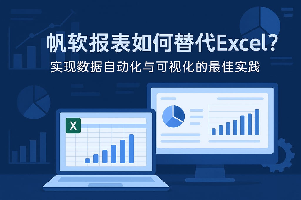 帆软报表如何替代Excel？实现数据自动化与可视化的最佳实践