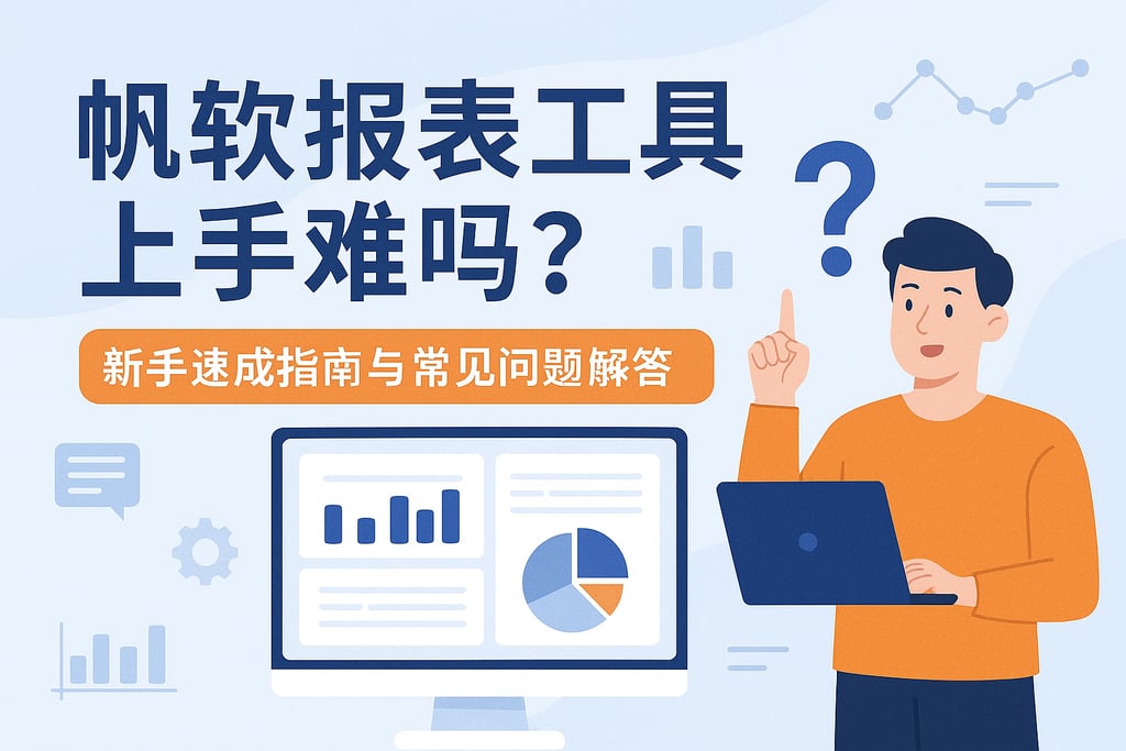 帆软报表工具上手难吗？新手速成指南与常见问题解答