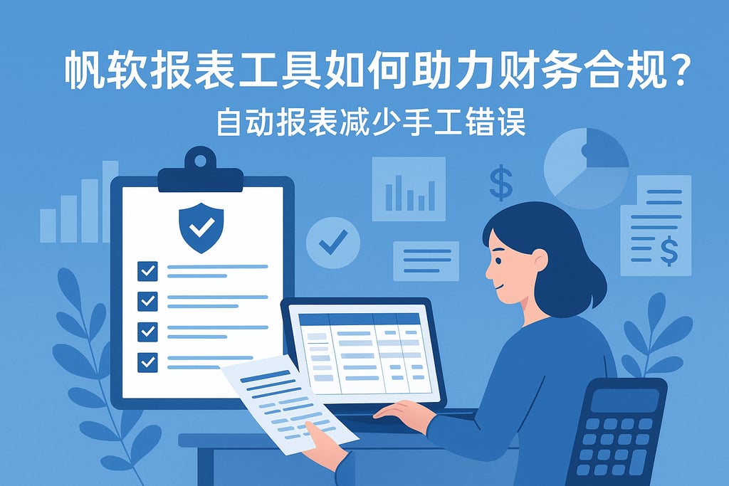 帆软报表工具如何助力财务合规？自动报表减少手工错误