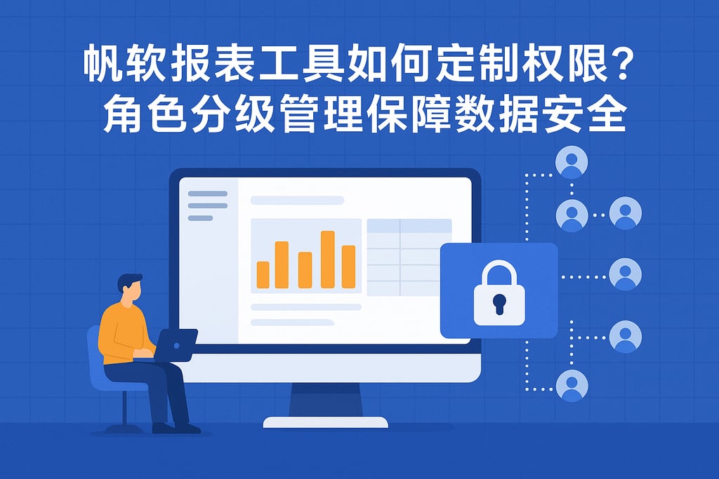 帆软报表工具如何定制权限？角色分级管理保障数据安全