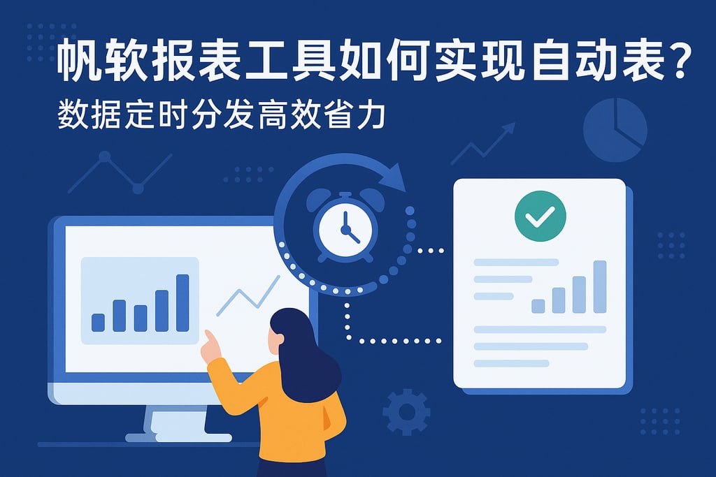 帆软报表工具如何实现自动报表？数据定时分发高效省力