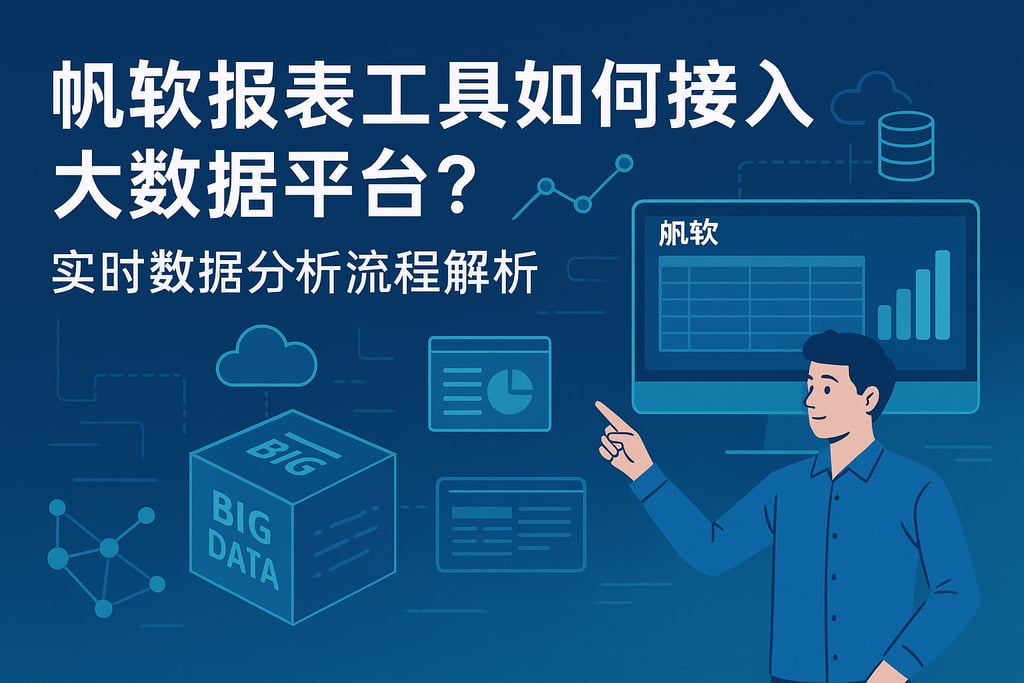 帆软报表工具如何接入大数据平台？实时数据分析流程解析