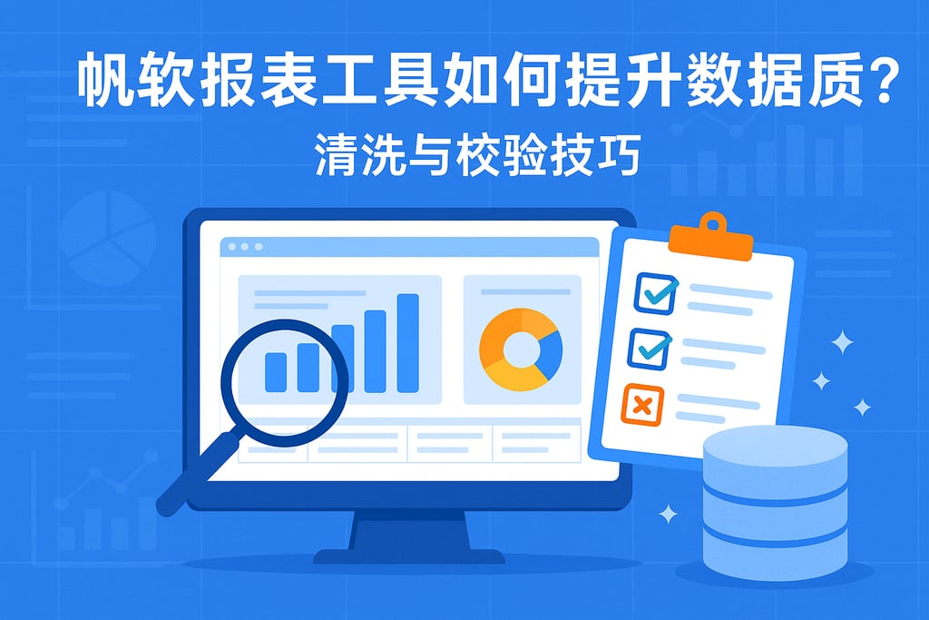 帆软报表工具如何提升数据质量？清洗与校验技巧