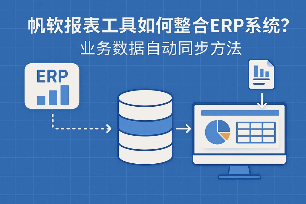 帆软报表工具如何整合ERP系统？业务数据自动同步方法