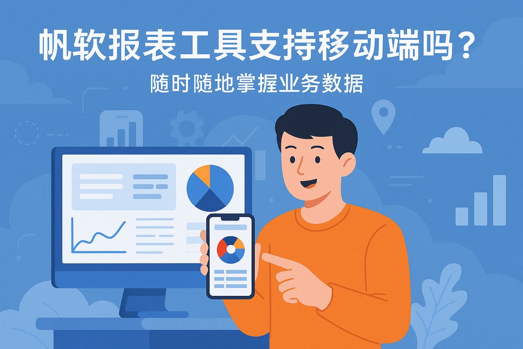 帆软报表工具支持移动端吗？随时随地掌握业务数据