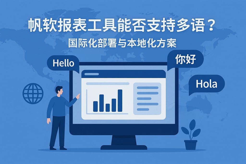 帆软报表工具能否支持多语言？国际化部署与本地化方案