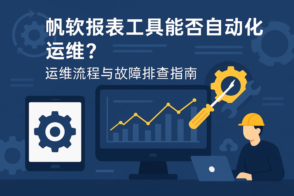 帆软报表工具能否自动化运维？运维流程与故障排查指南