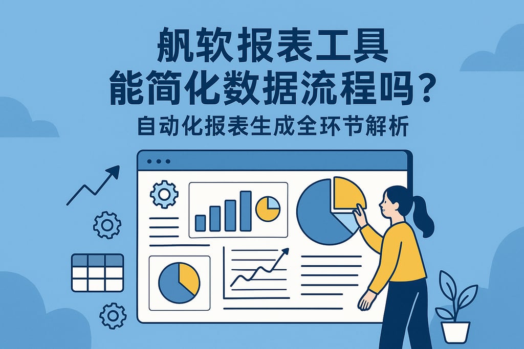 帆软报表工具能简化数据流程吗？自动化报表生成全环节解析