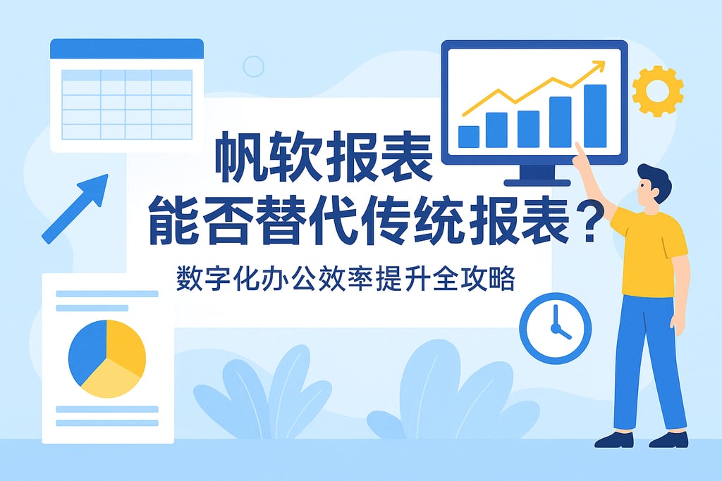 帆软报表能否替代传统报表？数字化办公效率提升全攻略