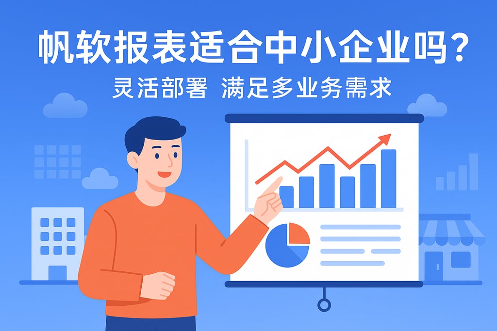 帆软报表适合中小企业吗？灵活部署满足多业务需求