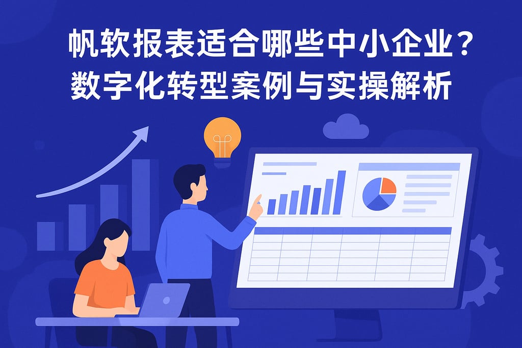 帆软报表适合哪些中小企业？数字化转型案例与实操解析