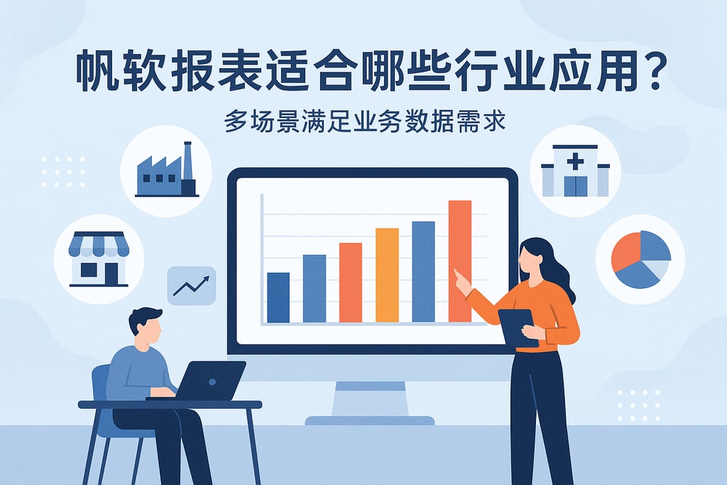 帆软报表适合哪些行业应用？多场景满足业务数据需求