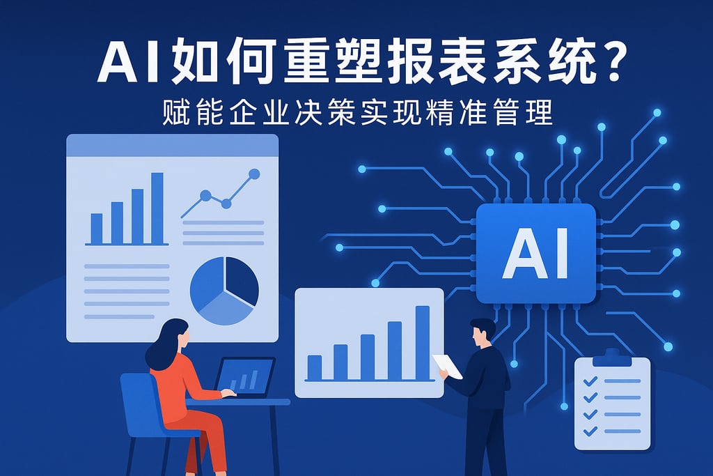 AI如何重塑报表系统场景？赋能企业决策实现精准管理