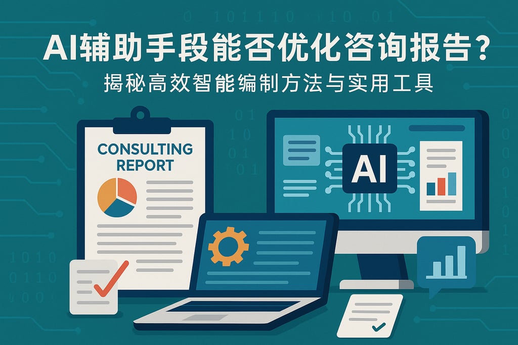 AI辅助手段能否优化咨询报告？揭秘高效智能编制方法与实用工具